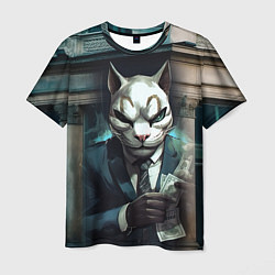 Мужская футболка Payday cat