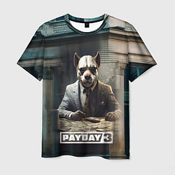 Мужская футболка Payday 3 dog