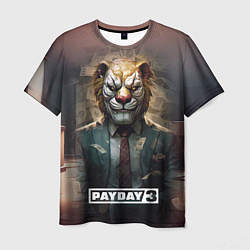 Мужская футболка Payday 3 lion
