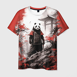 Мужская футболка Panda samurai