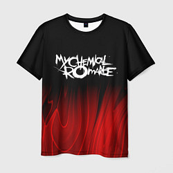 Мужская футболка My Chemical Romance red plasma