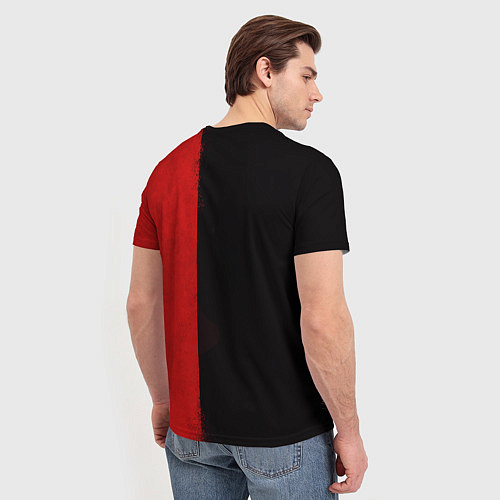 Мужская футболка Кот гангстер с m4a4 / 3D-принт – фото 4