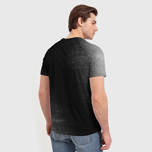 Мужская футболка Apex Legends glitch на темном фоне: надпись, симво / 3D-принт – фото 4