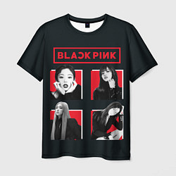 Футболка мужская Blackpink retro girls, цвет: 3D-принт