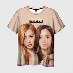 Мужская футболка Blackpink Jisoo and Rose