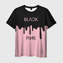 Мужская футболка Blackpink - краски