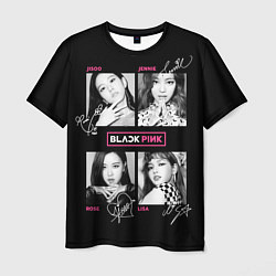 Мужская футболка Blackpink K-pop girl