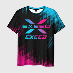 Мужская футболка Exeed - neon gradient