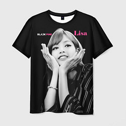 Футболка мужская Blackpink Lisa gesture of love, цвет: 3D-принт