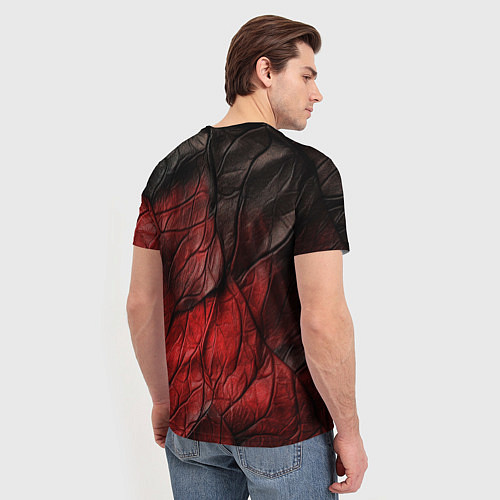 Мужская футболка CS GO dark red texture / 3D-принт – фото 4