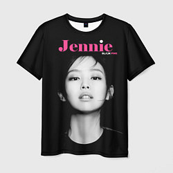Мужская футболка Blackpink Jennie Portrait