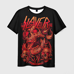 Мужская футболка Slayer skulls