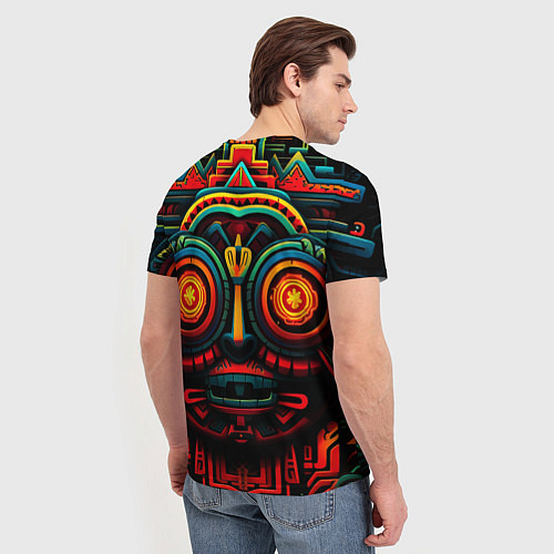 Мужская футболка Ацтекские Боги / 3D-принт – фото 4