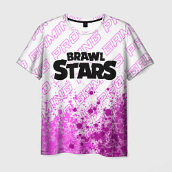 Мужская футболка Brawl Stars pro gaming: символ сверху