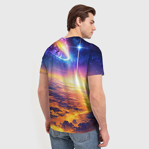 Мужская футболка Космическая вселенная / 3D-принт – фото 4