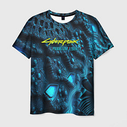 Мужская футболка Cyberpunk ice blue