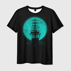 Мужская футболка Мрачный корабль