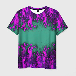 Мужская футболка Фиолетовое пламя