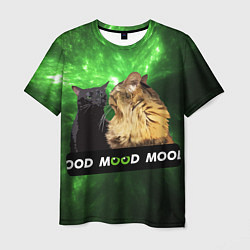 Мужская футболка Mood - коты из ТикТок