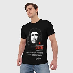 Футболка мужская Che Guevara автограф, цвет: 3D-принт — фото 2