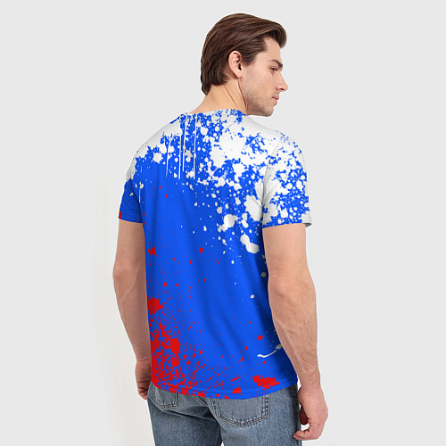 Мужская футболка Триколор рф и герб / 3D-принт – фото 4