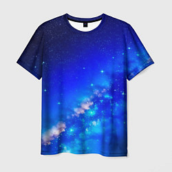 Мужская футболка Космос млечный путь