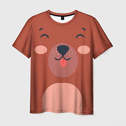 Мужская футболка Малаш медвежонок