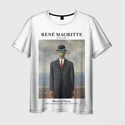 Футболка мужская Рене Магритт - Сын человеческий, цвет: 3D-принт