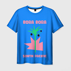 Мужская футболка Бора-Бора - Тихий океан