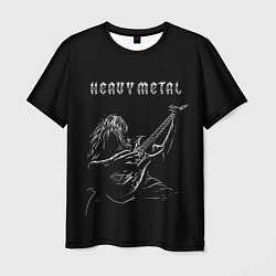 Мужская футболка Heavy metal metalhead