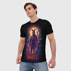 Футболка мужская Five Nights at Freddys horror, цвет: 3D-принт — фото 2
