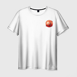 Мужская футболка Сакура в Огне Заката