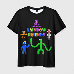 Мужская футболка Rainbow friends characters