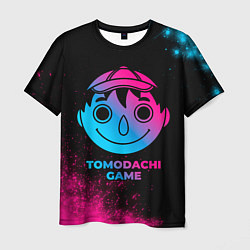 Мужская футболка Tomodachi Game - neon gradient