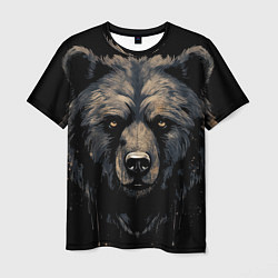 Мужская футболка Крупный медведь