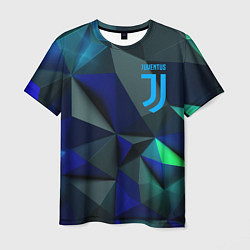 Мужская футболка Juventus blue abstract logo