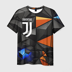 Мужская футболка Juventus orange black style