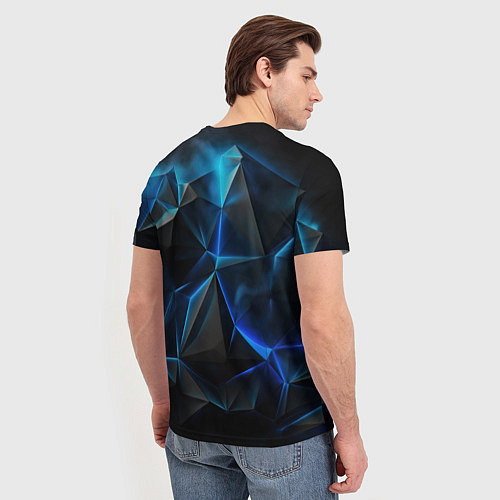 Мужская футболка CSGO neon style logo / 3D-принт – фото 4