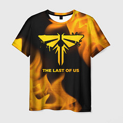 Мужская футболка The Last Of Us - gold gradient