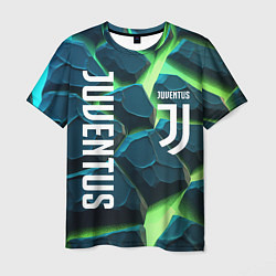 Футболка мужская Juventus green neon, цвет: 3D-принт