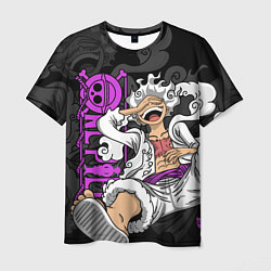 Мужская футболка One piece - Gear 5- purple