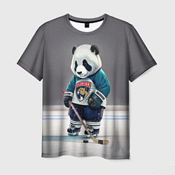 Мужская футболка Panda striker of the Florida Panthers