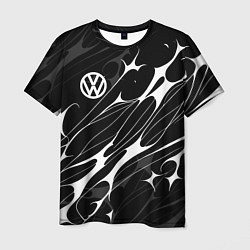 Мужская футболка Volkswagen - острые линии