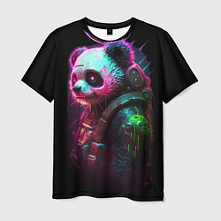 Мужская футболка Cyberpunk panda