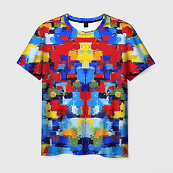 Мужская футболка Colorful abstraction - vogue - paint