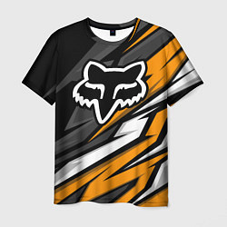 Мужская футболка Fox motocross racing - orange
