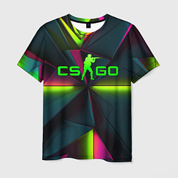 Мужская футболка CS GO green neon