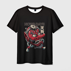 Мужская футболка Демон японии