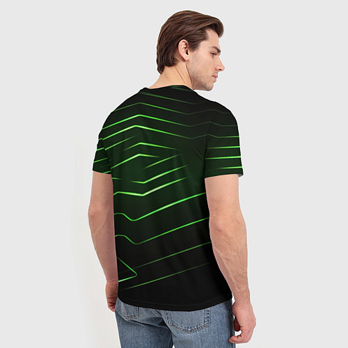 Мужская футболка CS GO dark green / 3D-принт – фото 4
