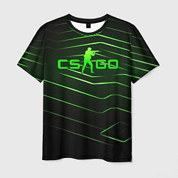 Мужская футболка CS GO dark green